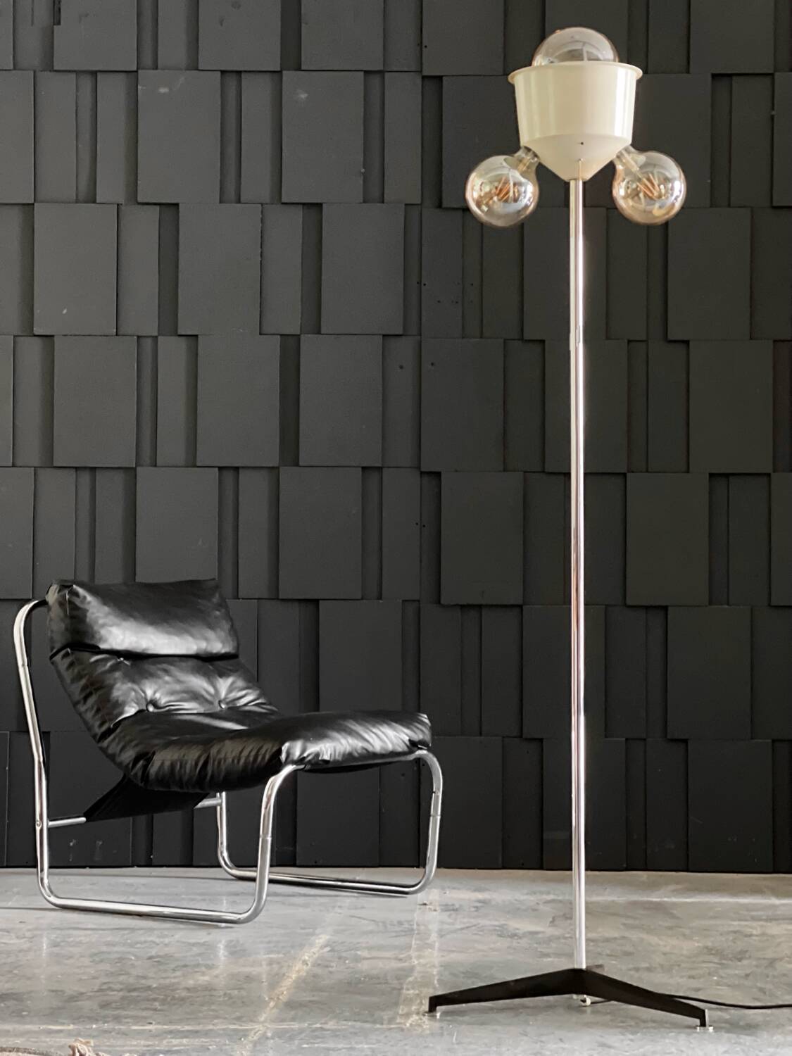 Vintage floor lamp, German design, 60s-70s