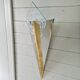 Large pair of triangular wall sconces, J.T. Kalmar, 1970-80.