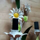 Marguerites painted sheet wall lamp
