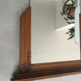 Large art deco mirror 90x92cm