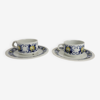 2 tasses Villeroy & Boch modèle Cadiz