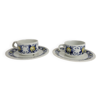 2 tasses Villeroy & Boch modèle Cadiz