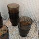 10 vintage water glasses