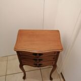 Pair of old wooden bedsides