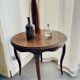 Table ronde table basse guéridon en bois vintage
