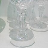 Set of 6 glasses of Arques crystal wine