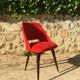 60's red soft chair
