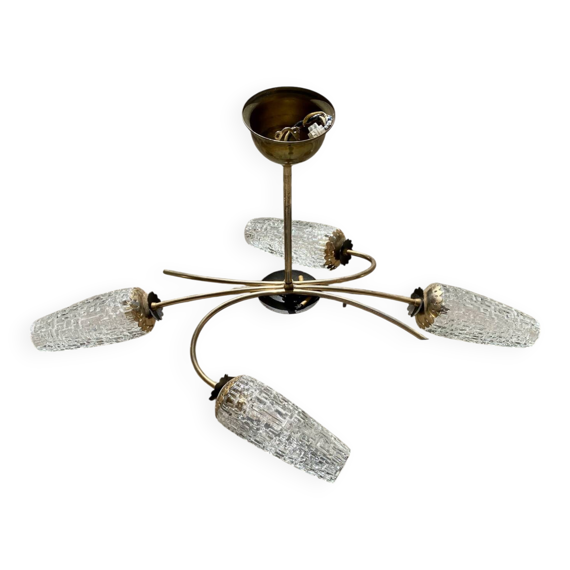 Vintage mid-century chandelier