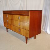 Scandinavian rosewood chest of drawers