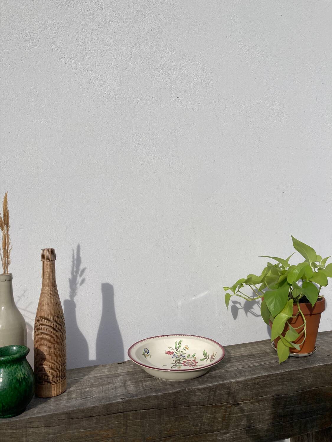 19th century porcelain salad bowl Old Strasbourg