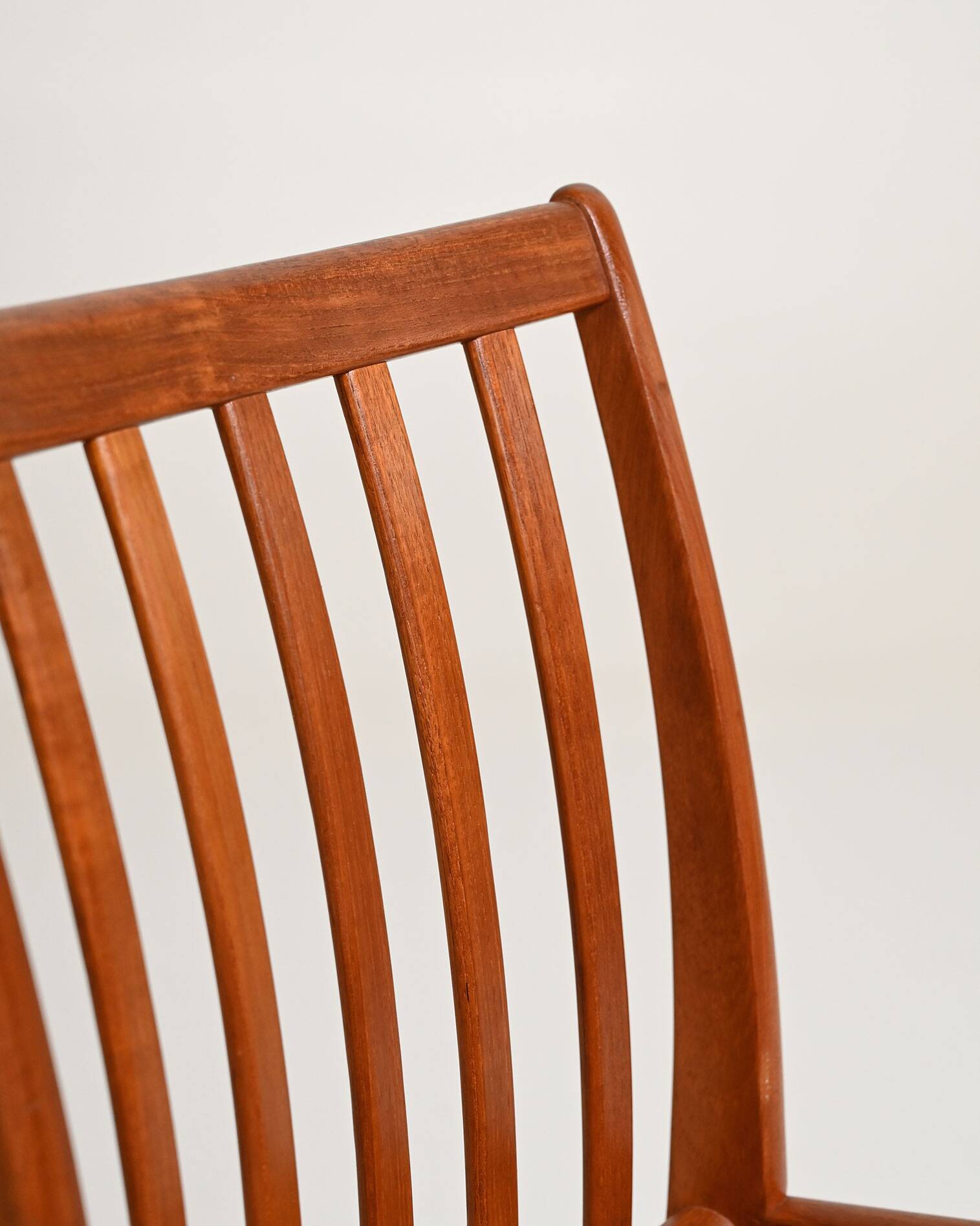 Set of 4 teak dining chairs, Scandinavia, 1960s