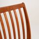 Set of 4 teak dining chairs, Scandinavia, 1960s