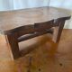 Antique Low Stool Vintage Wood Footrest