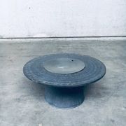 Handmade Folk Art Bar Coffee Table, India, 1970s