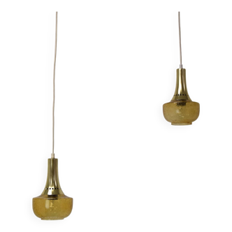 Pair of Mid-century Pendants, Czechoslovakia, 1960's.