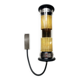Wall lamp in the tube 100-350 glass metal / l 37 cm - dcw éditions