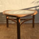Table basse en teck et verre édition Nathan des années 1960