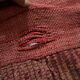 Vintage Berber pouf in handwoven wool