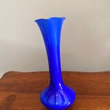 Cobalt corolla vase