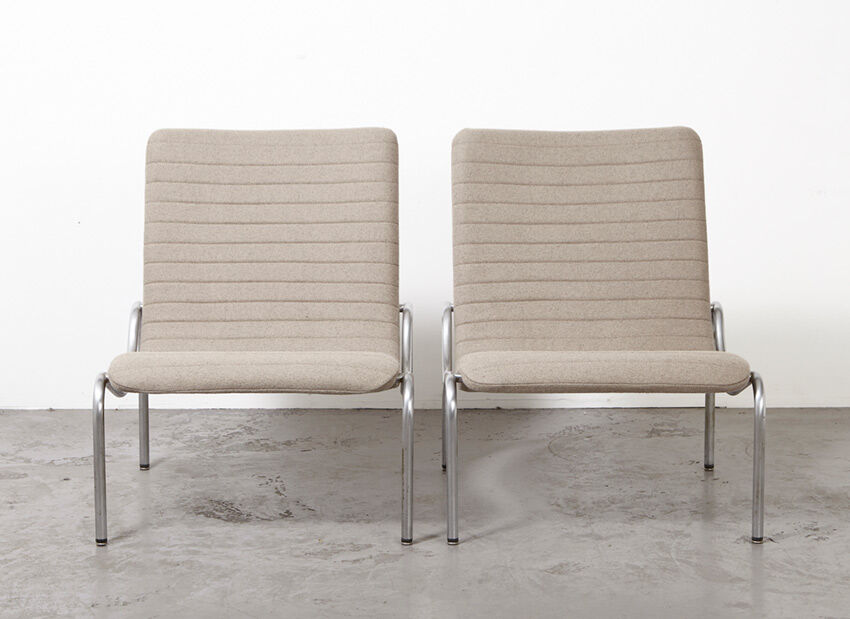 Kho Liang Ie Pair of Lounge Chairs for Stabin 1960s