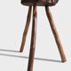French Olive Wood Rustic / Wabi Sabi Accent Side Table / Stool, Early 20th C.