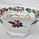 Vintage Octagonal Porcelain Salad Bowl from Mehun