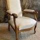 Cream voltaire armchair