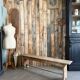 Pair of vintage farmhouse benches (refurbished)