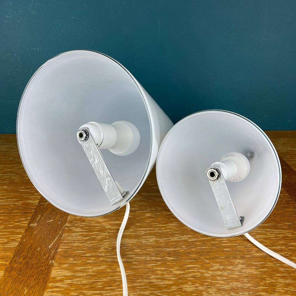 Cone table lamps Murano, Italy, 1970s, set of 2
