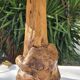 Vintage wood brutalist lamp 50s