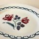 Oval plate with floral pattern - Digoin Sarreguemines - Cannes Collection