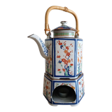 Japanese teapot with candle stove and filter