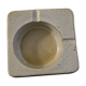 Square ashtray sandstone of the marsh