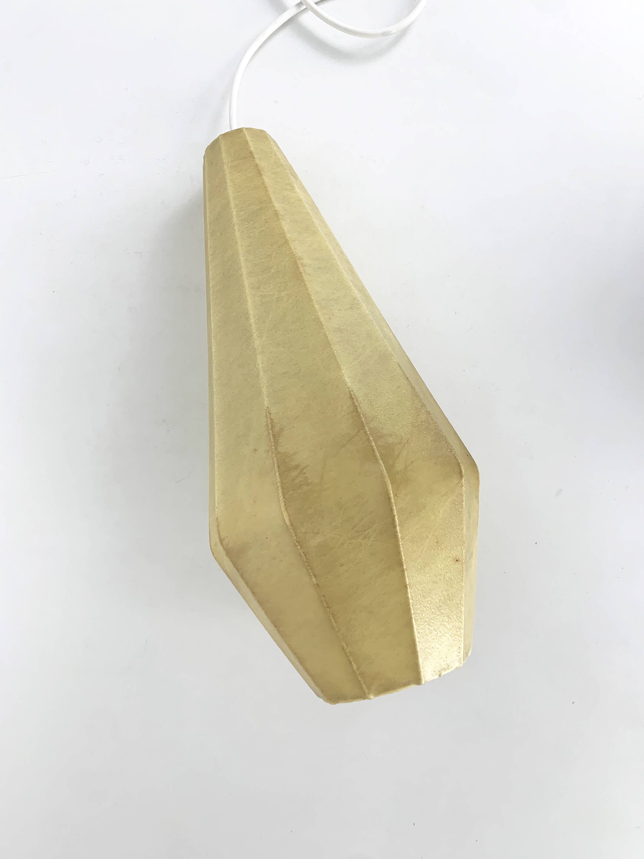 Oblong Cocoon pendant light, Friedel Wauer for Goldkant Leuchten, 1960s