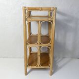 rattan bedside table