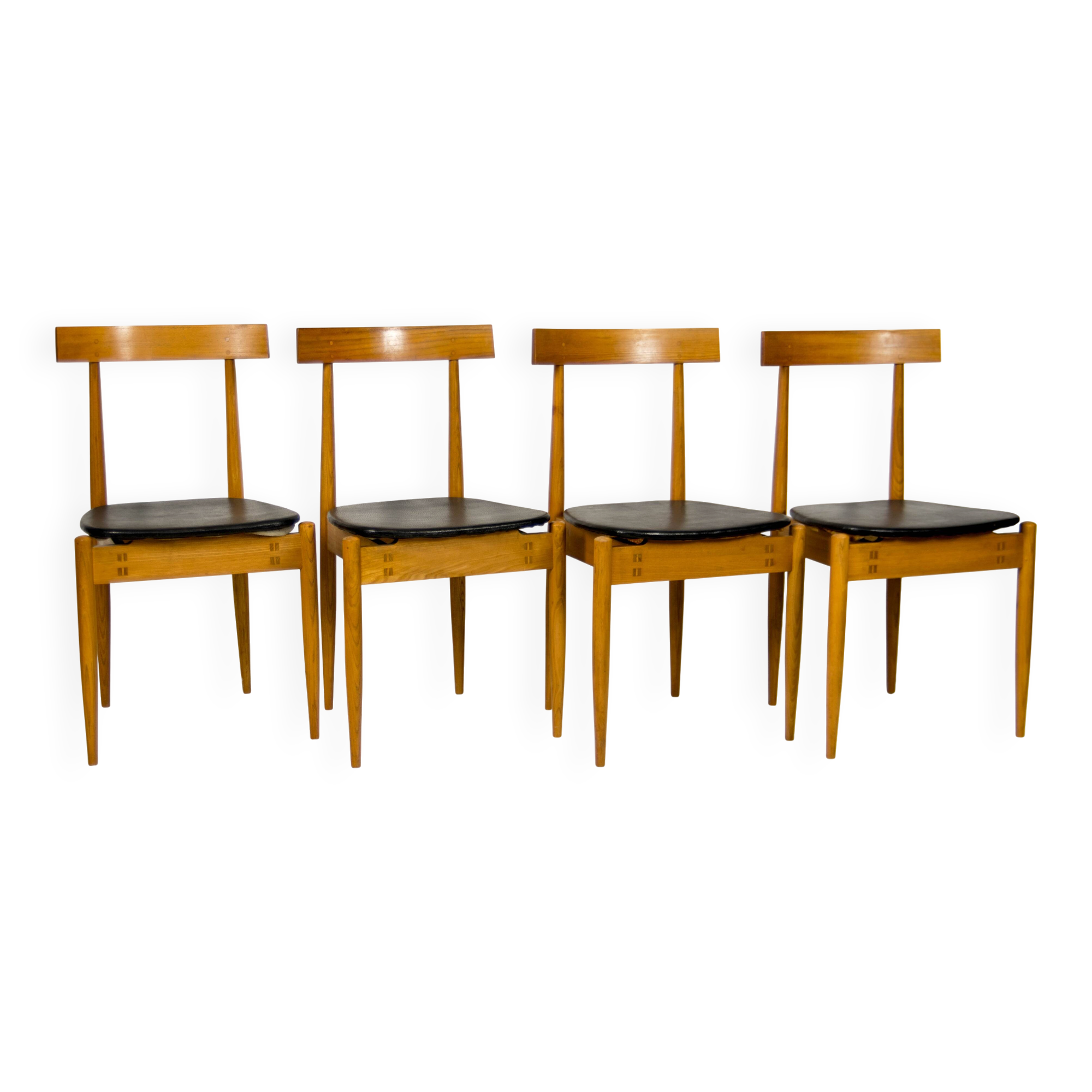 Set of Four Mid-Century Chairs by Alan Fuchs for ULUV, Krásná Jizba, 1965
