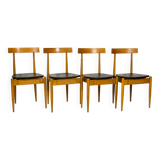 Set of Four Mid-Century Chairs by Alan Fuchs for ULUV, Krásná Jizba, 1965