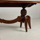 1920s Belgian Art Deco oak parquetry dining table