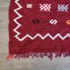 Moroccan Berber carpet handmade Ethnic edge 95x160 cm
