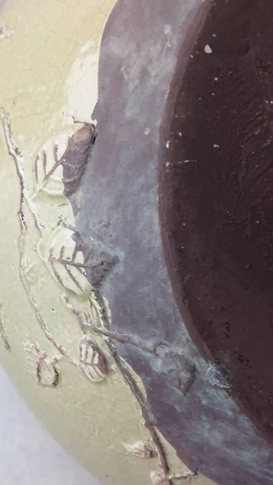 Old large vase / pot, ceramic, Jean Massier, from Vallauris