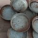Deep plates in Puisaye stoneware by Jean-Pierre Prud'homme