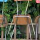 Mismatched formica chairs