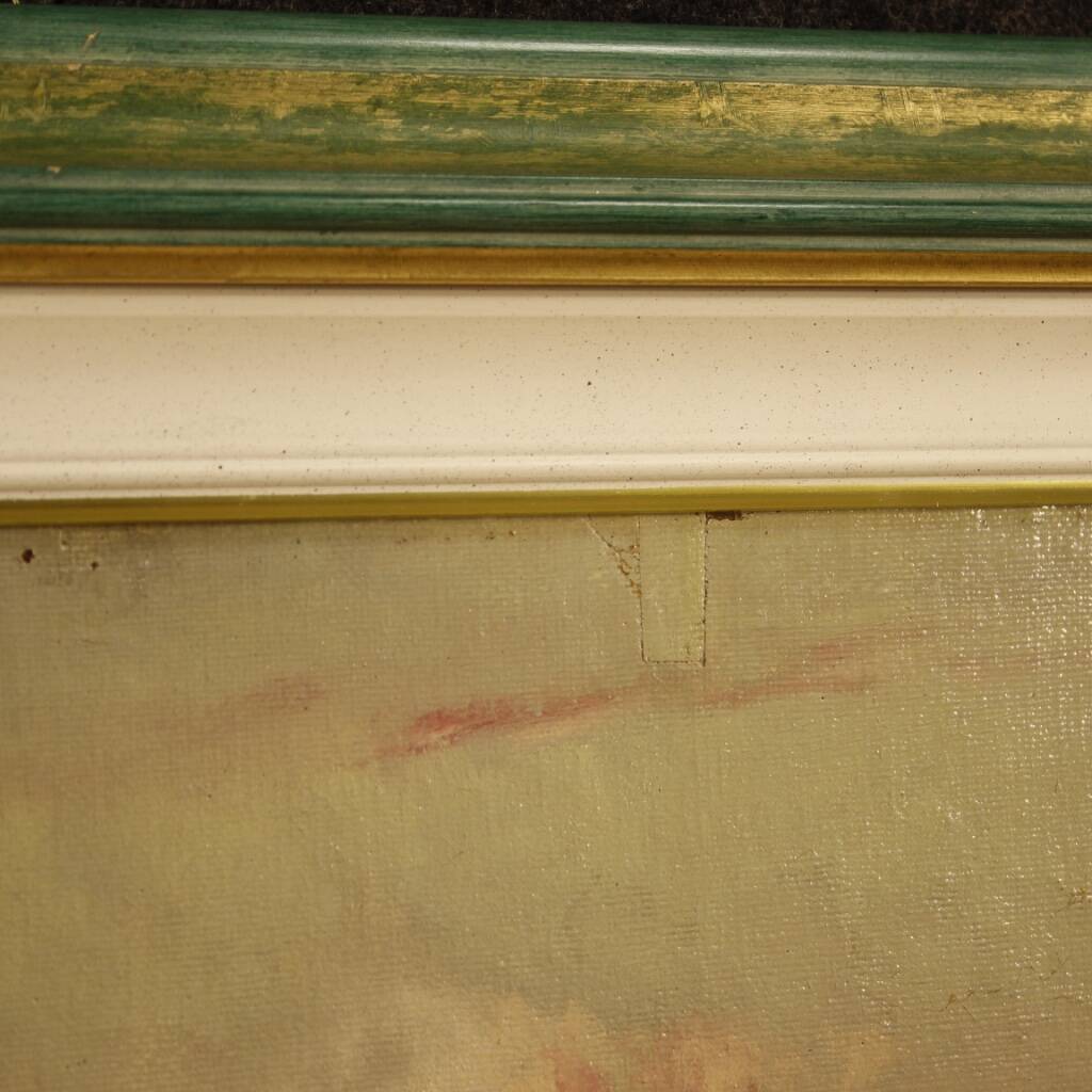 Antique landscape signed G. Mariani from 19th century