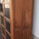 Wooden glass cabinet