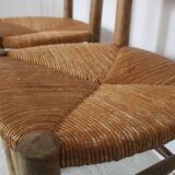 French handmade mulched chairs