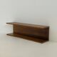 Set of two Danish Teak Wall Shelves Mid-Century