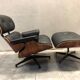 Eames lounge chaise and ottoman