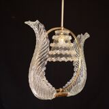 Elegant Art Decò Barovier and Toso Chandelier, 1940s