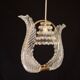 Elegant Art Decò Barovier and Toso Chandelier, 1940s