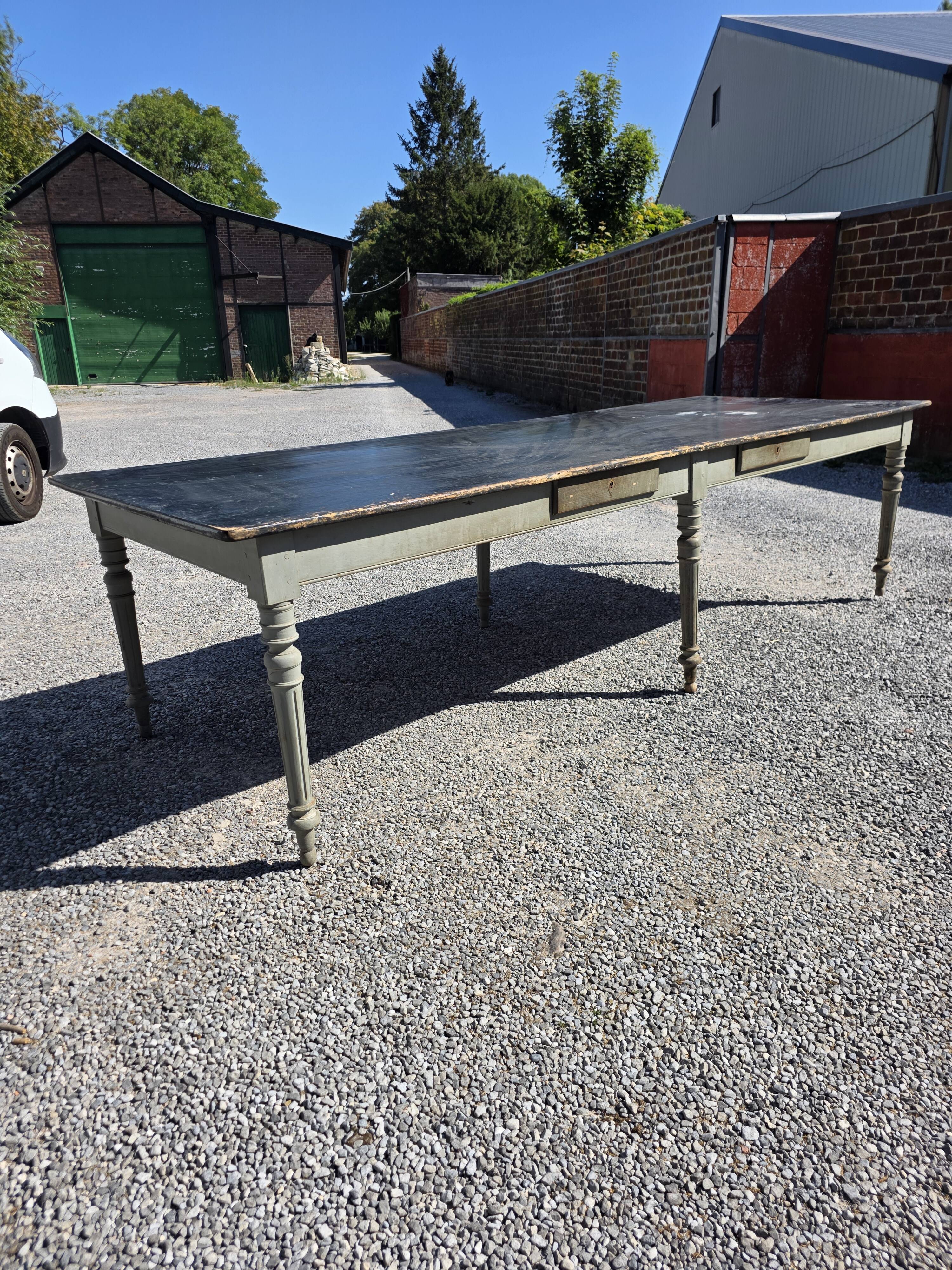 Old farmhouse table, 300 × 108cm